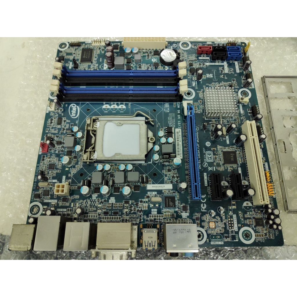 Jual MAINBOARD H67 LGA 1155 DDR3 INTEL DH67BL 4 Slot Ram HDMI VGA USB 3