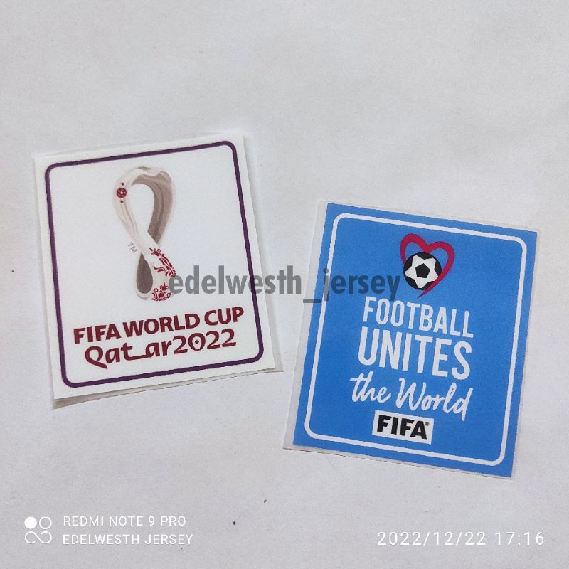 Jual PATCH & MDT FINAL WORLDCUP QATAR 2022 OFFICIAL | Shopee Indonesia