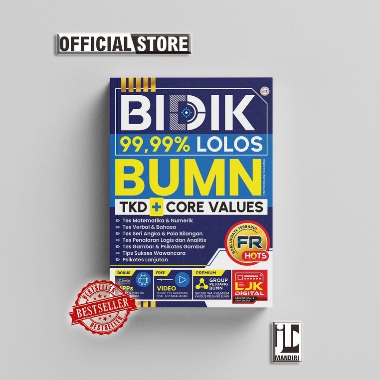 Jual BUKU LOLOS BUMN BIDIK 99,99% LOLOS BUMN TKD + CORE VALUES UPDATE ...