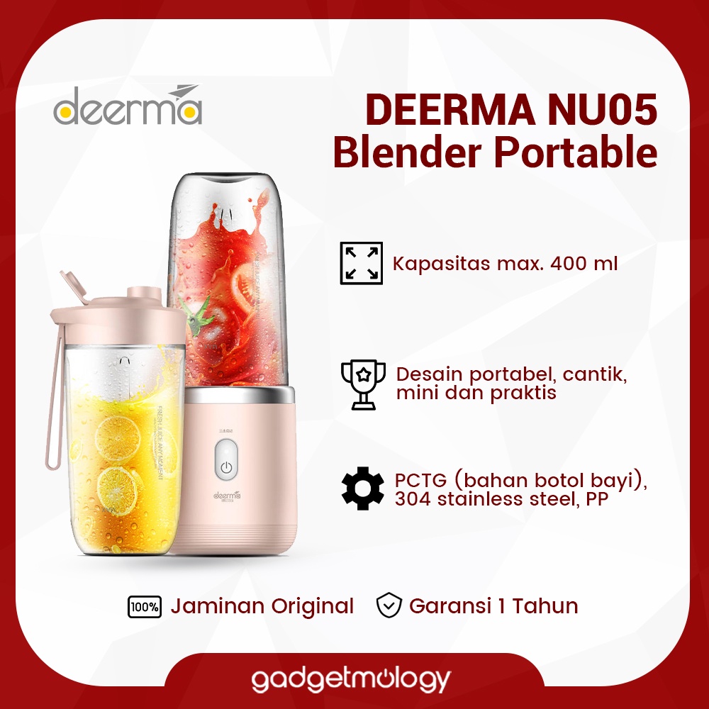 Jual Mi Blender Elektrik Deerma NU05 / NU06 Electric Juicer Portable