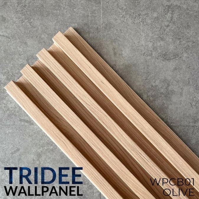 Jual FLUTED WOOD PANEL WPC 24MM | TRIDEE WALLPANEL | Shopee Indonesia