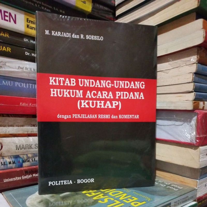 Jual KITAB UNDANG - UNDANG HUKUM ACARA PIDANA ( KUHAP ) Dengan ...