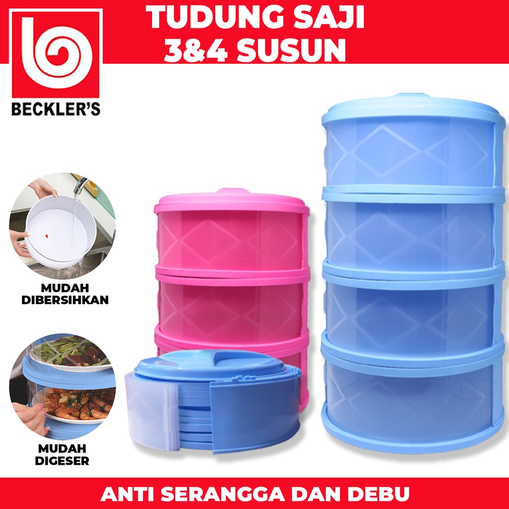 Jual Rak Makanan Susun Meal Cover Penutup Makanan Tetap Hangat Tudung Saji Susun Shopee