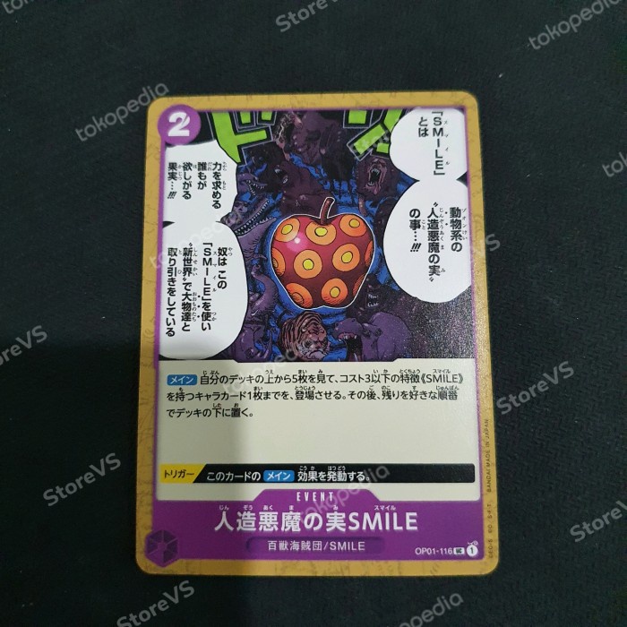 Jual Artificial Devil Fruit SMILE UC OP01-116 - One Piece Card Game OP ...