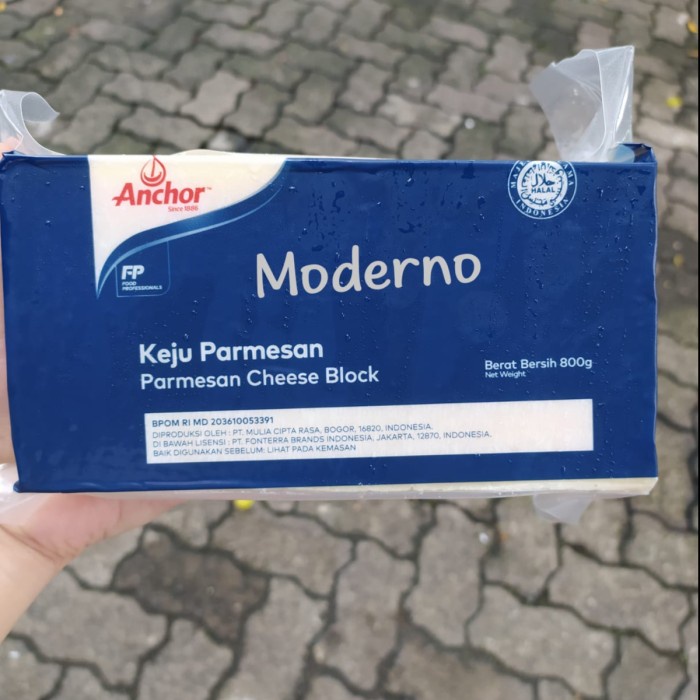 Jual ANCHOR PARMESAN CHEESE BLOCK 800GR Shopee Indonesia