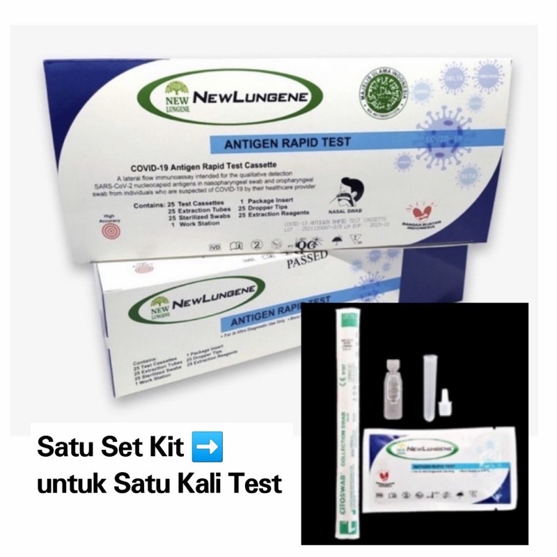 Jual Rapid Test Antigen Lungene New Lungene Box Shopee Indonesia