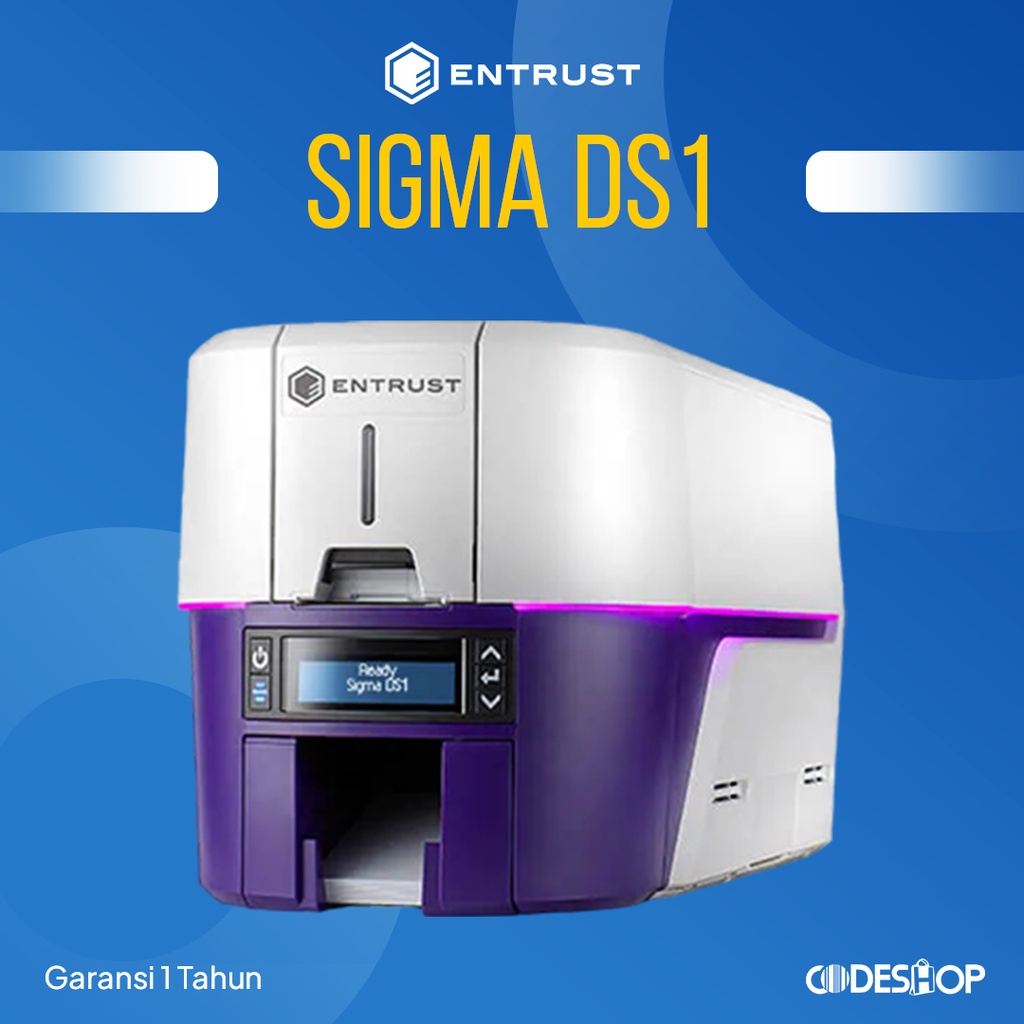 Jual Printer ID Card Entrust Datacard Sigma DS 1 Cetak Kartu PVC Single