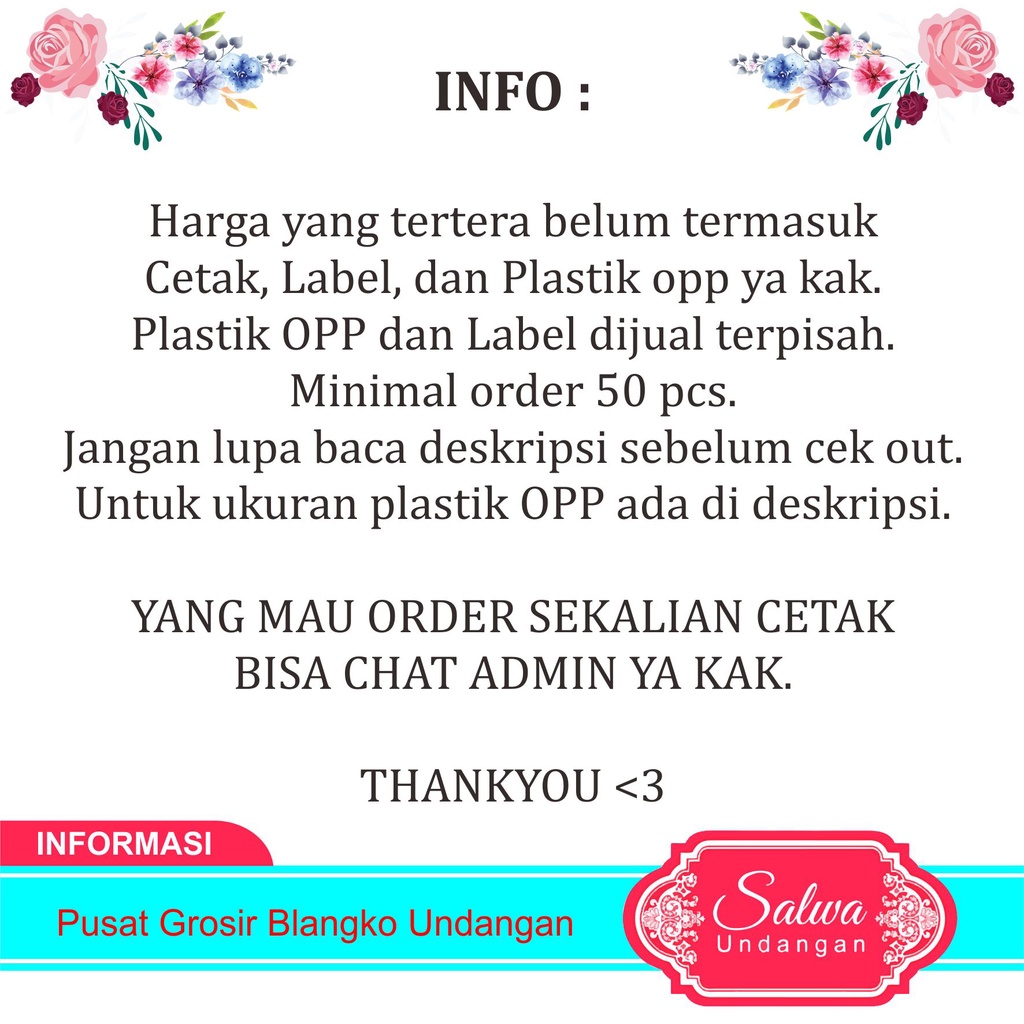 Jual Blangko Undangan Rayya 363 Harga Murah | Shopee Indonesia