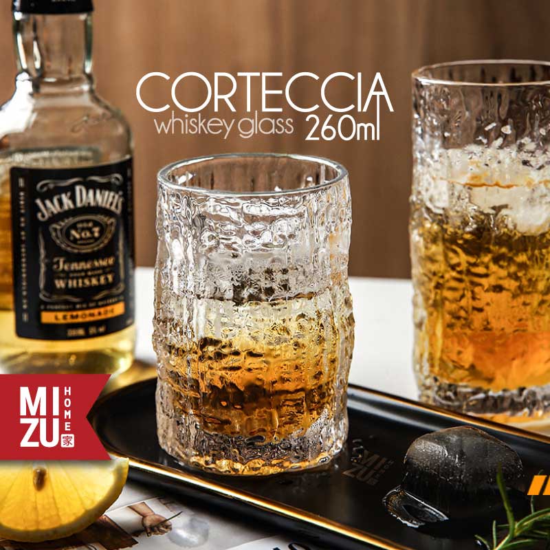 Jual Mizu Corteccia Whiskey Glass Gelas Kaca Whisky On The Rocks Gelas Air Minum Gelas Cocktail 7509