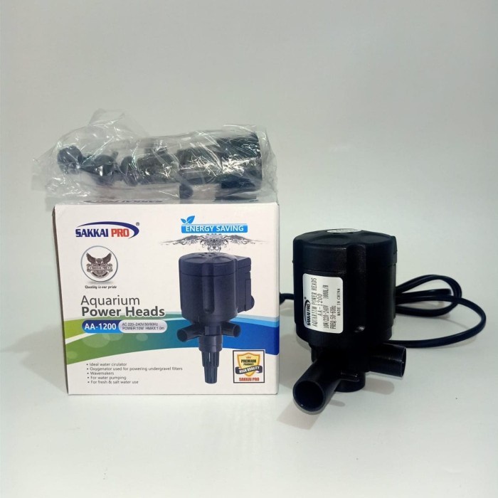 Jual MESIN Aquarium Power Heads 3in1 Filter Celup SAKKAI PRO AA 1200 10