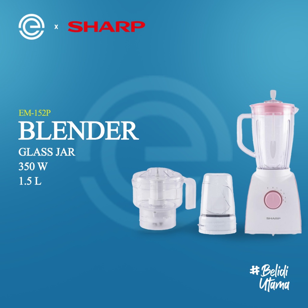 Jual SHARP Blender Plastik 1.5 Liter EM-152P | Shopee Indonesia
