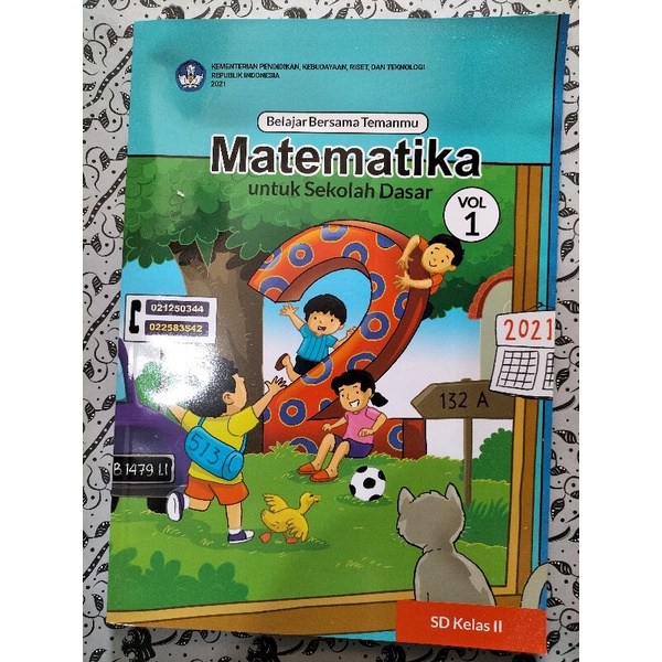 Jual Buku Kurikulum Merdeka SD Kelas 2 Matematika Volume 1 | Shopee ...