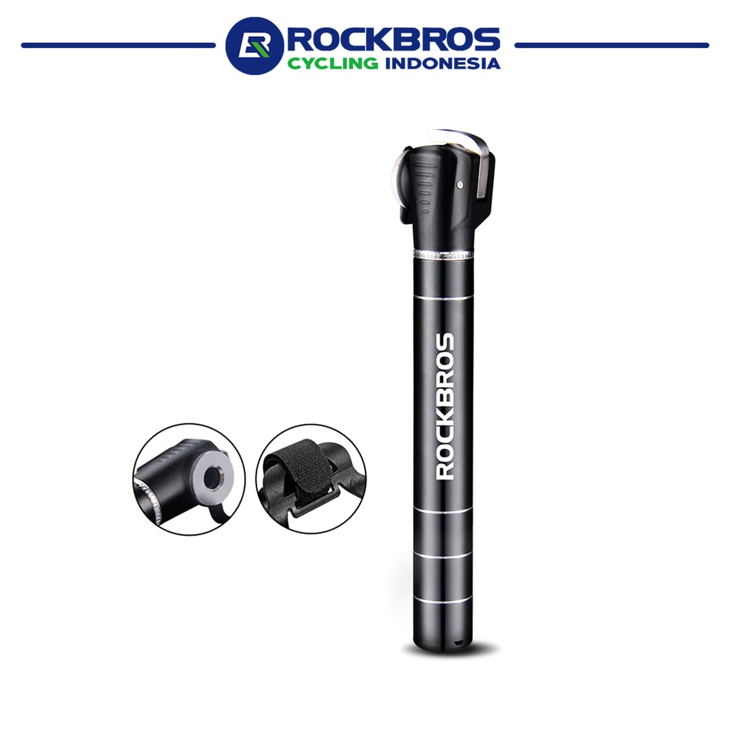 Jual ROCKBROS JG1040 Pompa Sepeda Mini 100 Psi Bicycle Portable