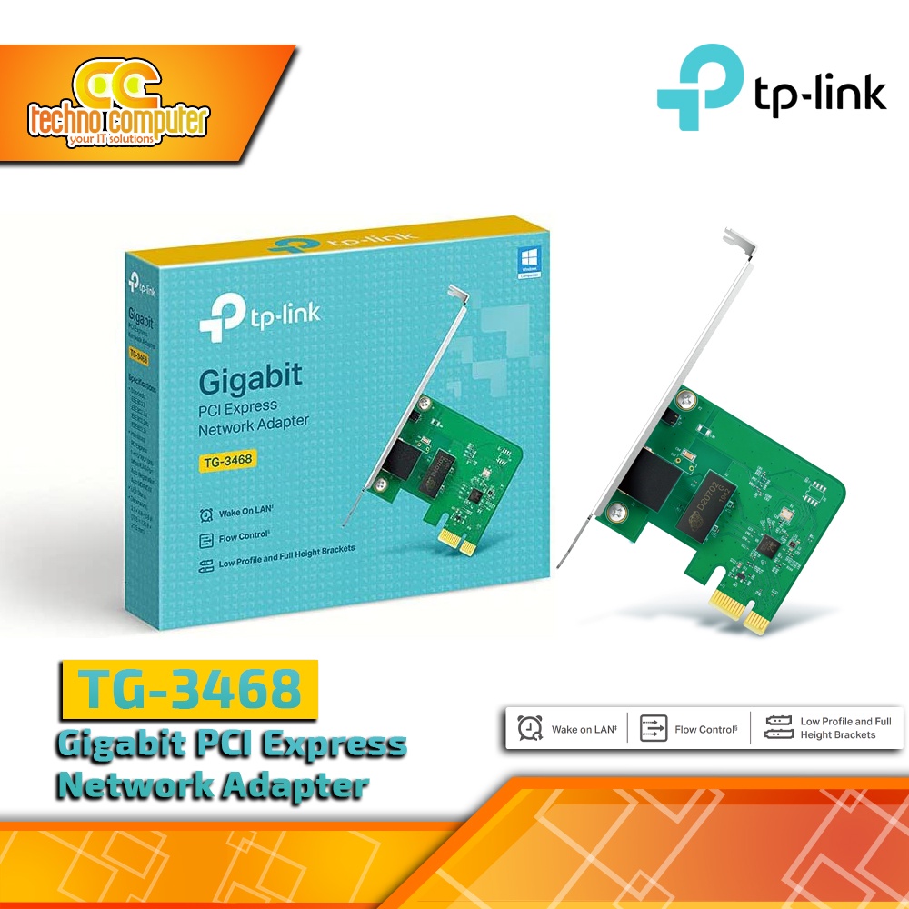 Jual Pci E Lan Card Tp Link Tg Gigabit Ethernet Pci Express Adapter Shopee Indonesia