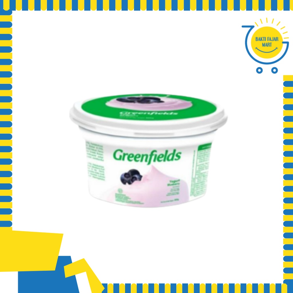 Jual Greenfields Yogurt Blueberry 500gr | Yoghurt | Shopee Indonesia