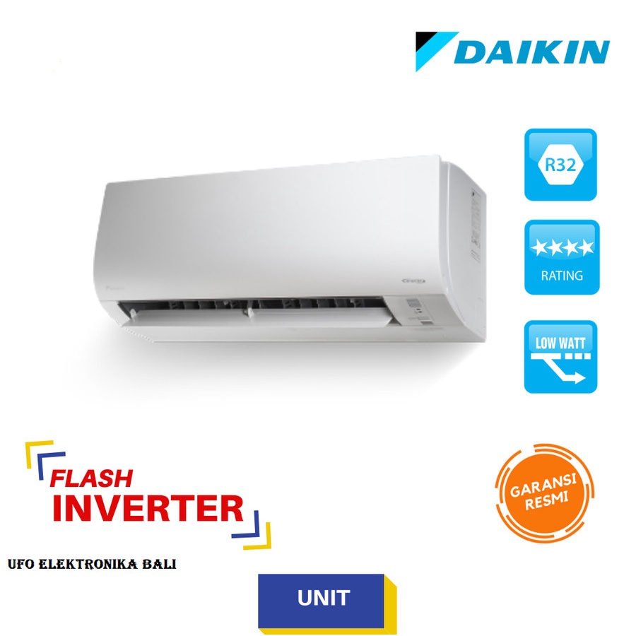 Jual Daikin FTKQ25UV4 AC Flash Inverter 1PK | Shopee Indonesia
