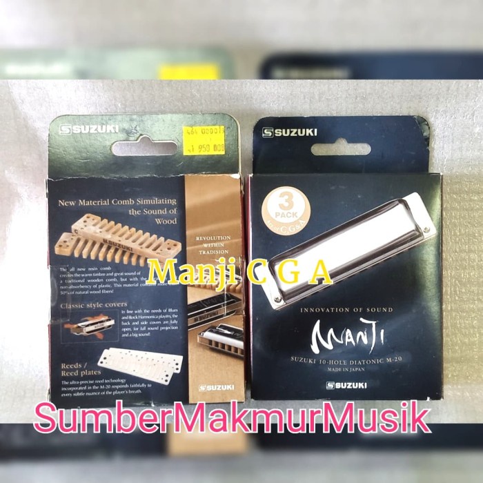 Jual Suzuki Manji M20 kunci CGA 10 Hole Diatonic Harmonica Made in