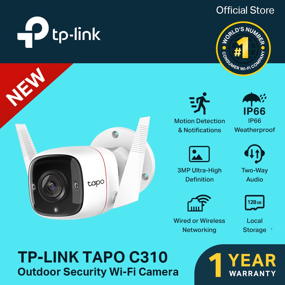Jual IP CAMERA TPLINK TAPO C310 OUTDOOR SECURITY CCTV WIFI CAMERA Shopee Indonesia