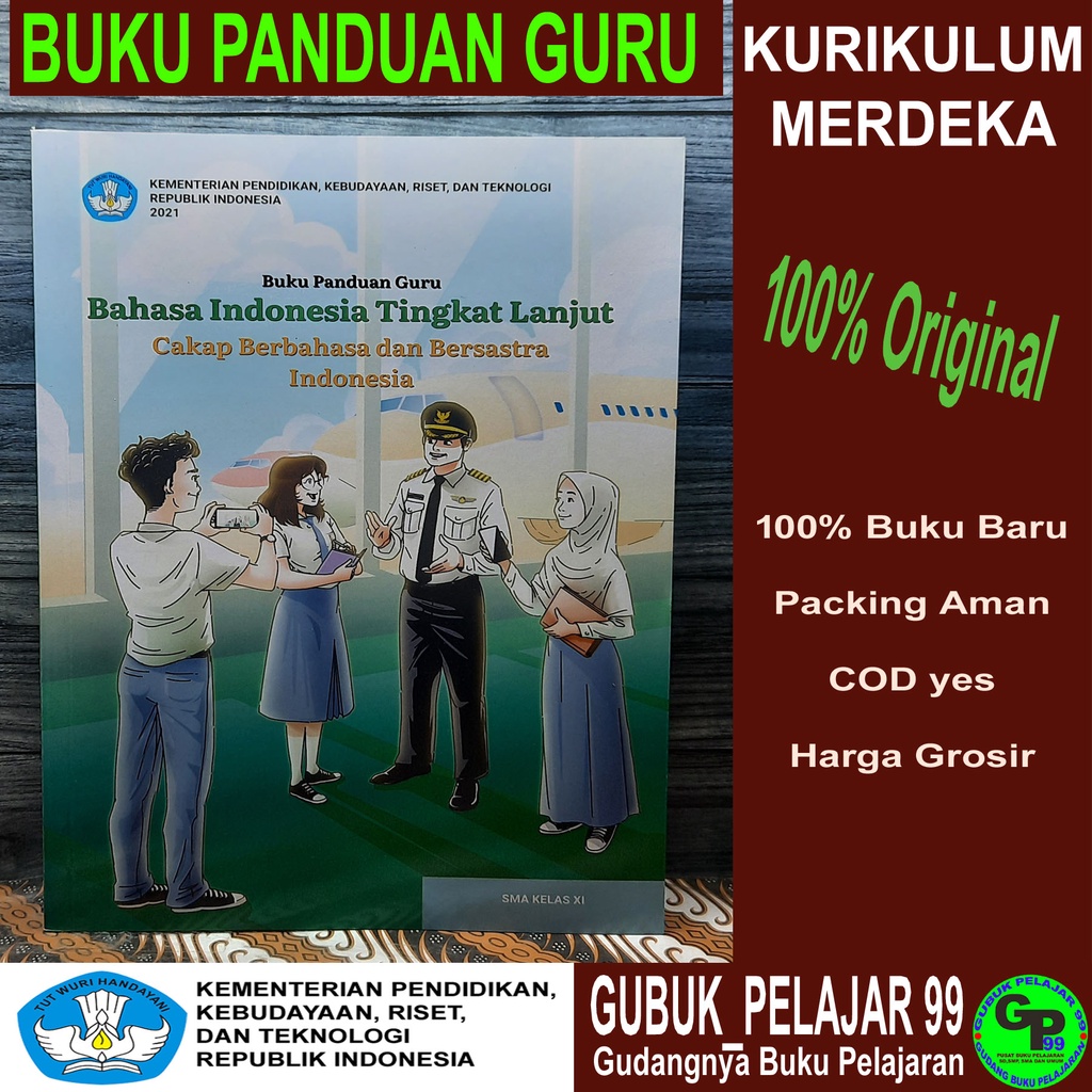 Jual Buku Panduan Guru Bahasa Indonesia Tingkat Lanjut (Cakap Berbahasa ...