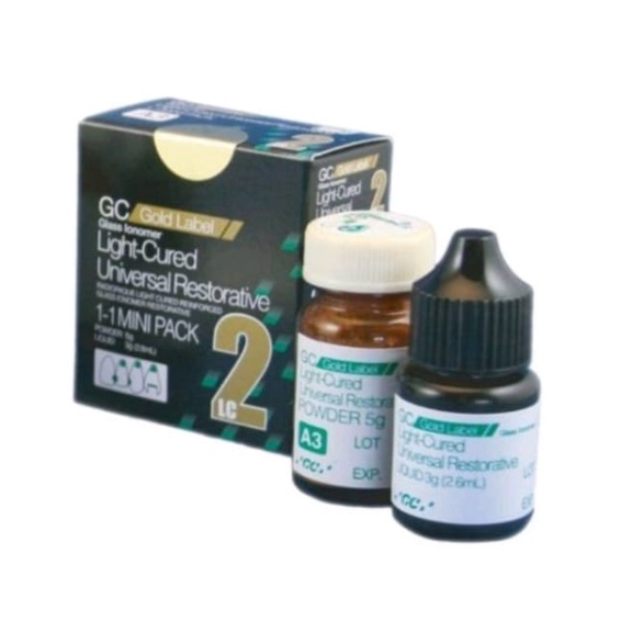 Jual GC fuji 2 LC GIC fuji 2 light cure RMGIC RMGIC RM GIC light cured
