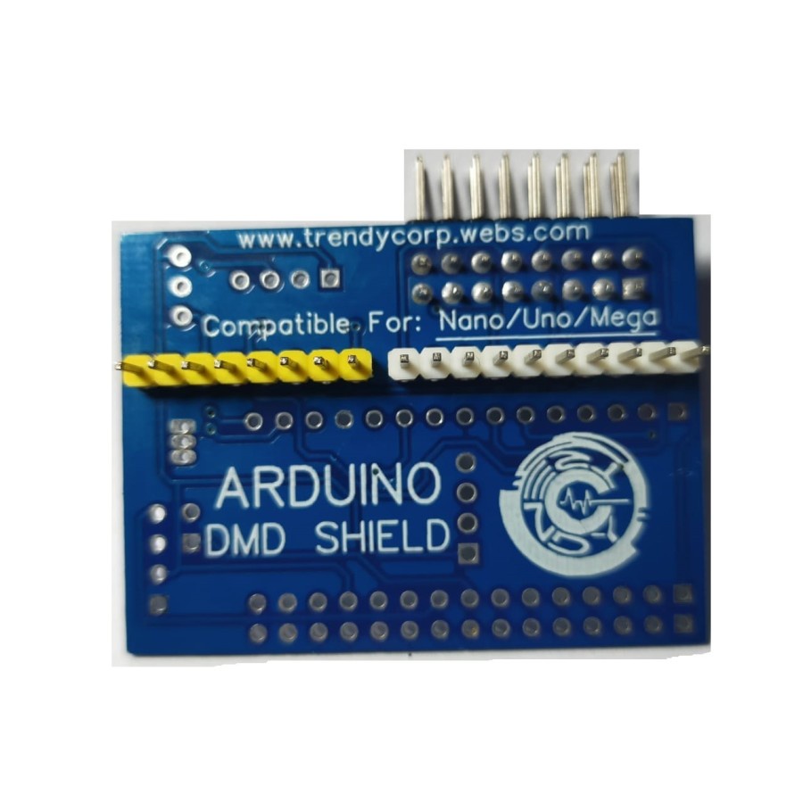 Jual pcb konektor dmd modul running text p10 ke arduino uno dan nano