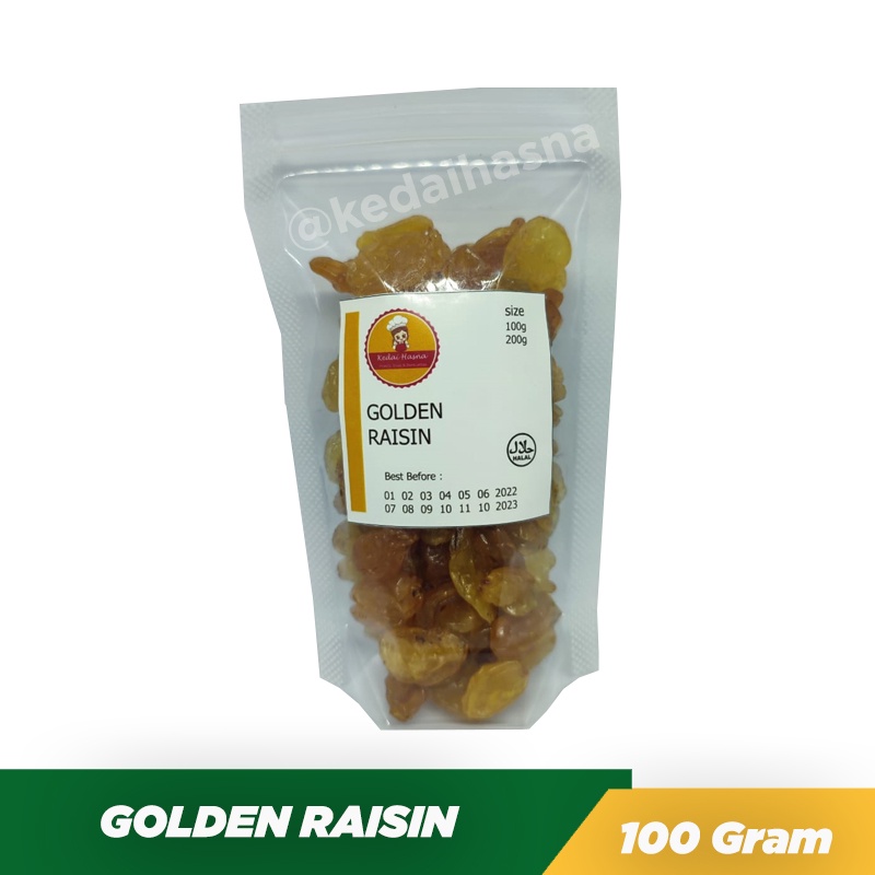 Jual Golden Raisin Kismis Kuning 100g | Shopee Indonesia