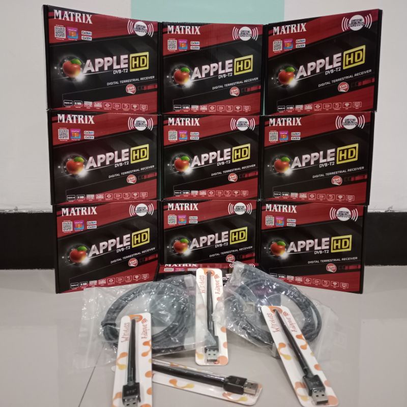 Jual SET TOP BOX STB MATRIX APPLE DVBT-2 DIGITAL TV | Shopee Indonesia