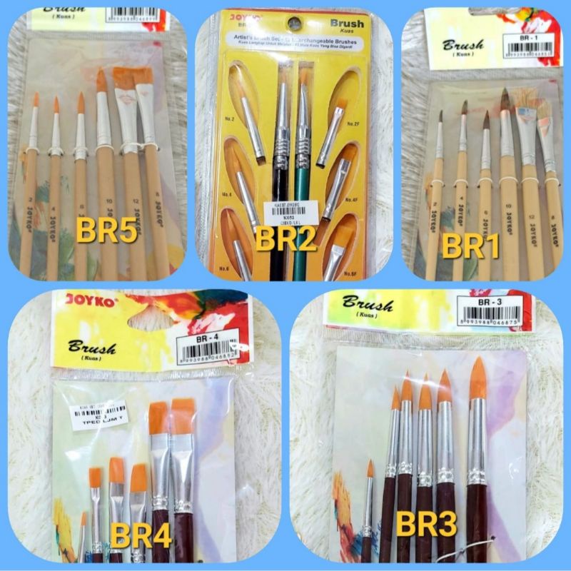 Jual Kuas Set Joyko BR1, BR2, BR3, BR4,BR5,BR8 | Shopee Indonesia