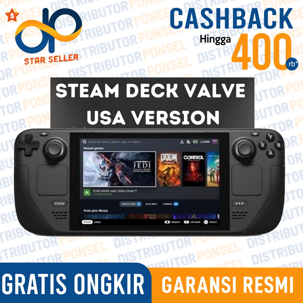 Steam Deck Valve Handheld Gaming 512GB 256GB 64GB PC Portable Gaming