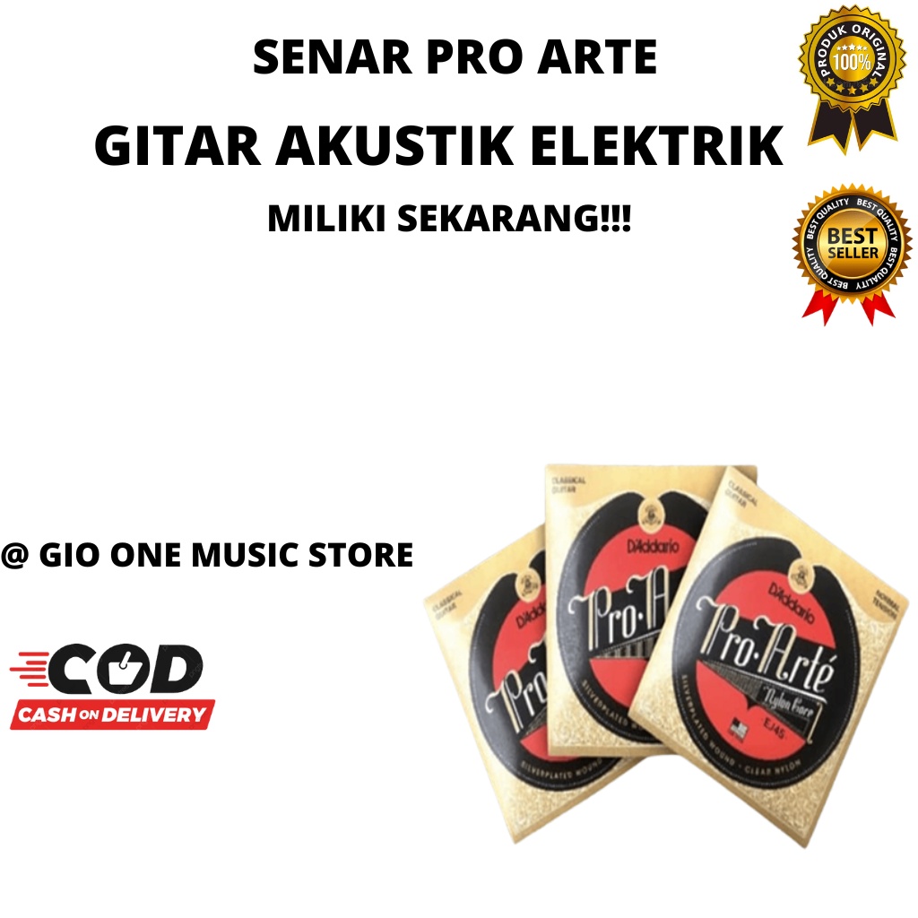 Jual Senar Gitar Akustik Elektrik Nilon Klasik D Addario Pro Arte Cod