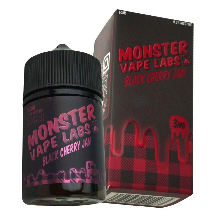 Jual Monster Vape Labs 60ML Raspberry Blackberry Mixed Berry Black ...
