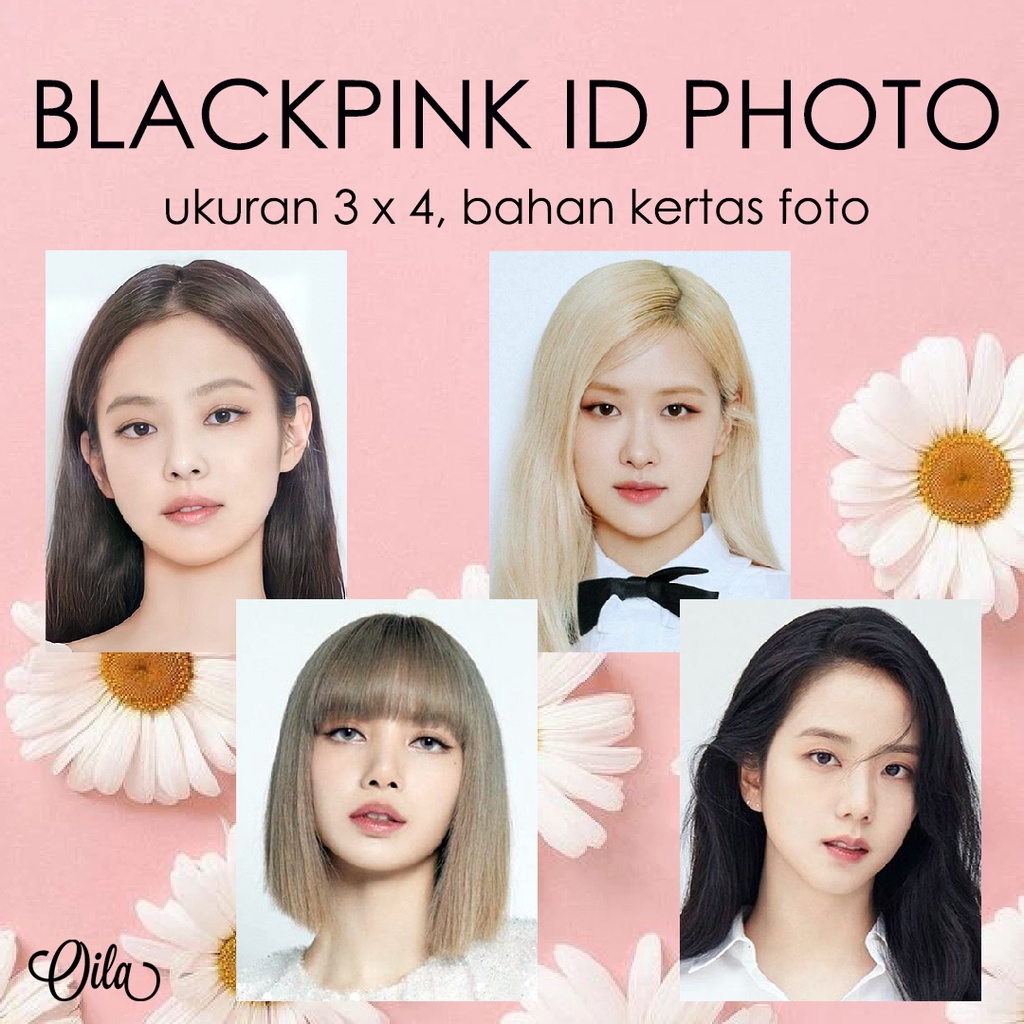 Jual Blackpink Id Photo Pas Foto Jennie Jisoo Lisa Rose Ukuran 3x4cm ...