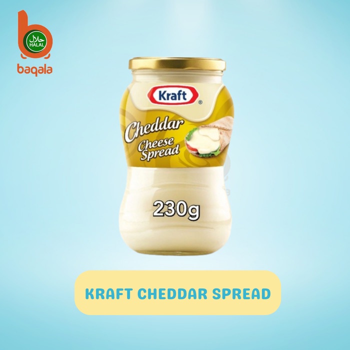 Jual KRAFT CHEDDAR CHEESE SPREAD 230GR Shopee Indonesia