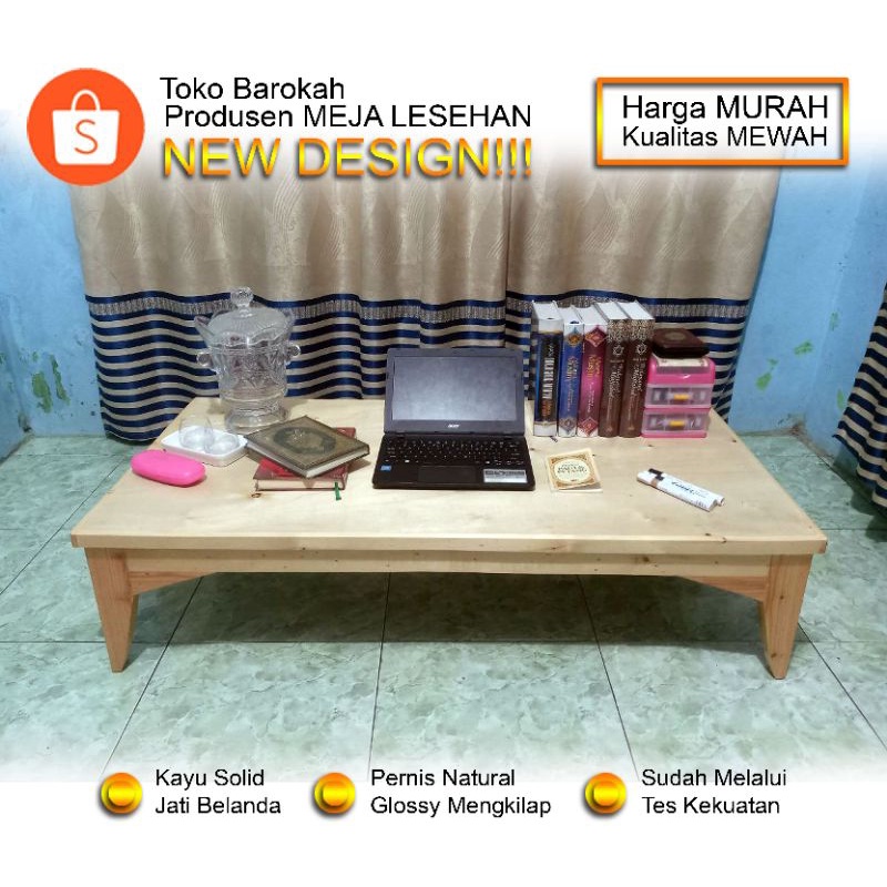 Jual Meja Lesehan JUMBO PLT 125x50x30 | READY! Bisa Custom Ukuran ...