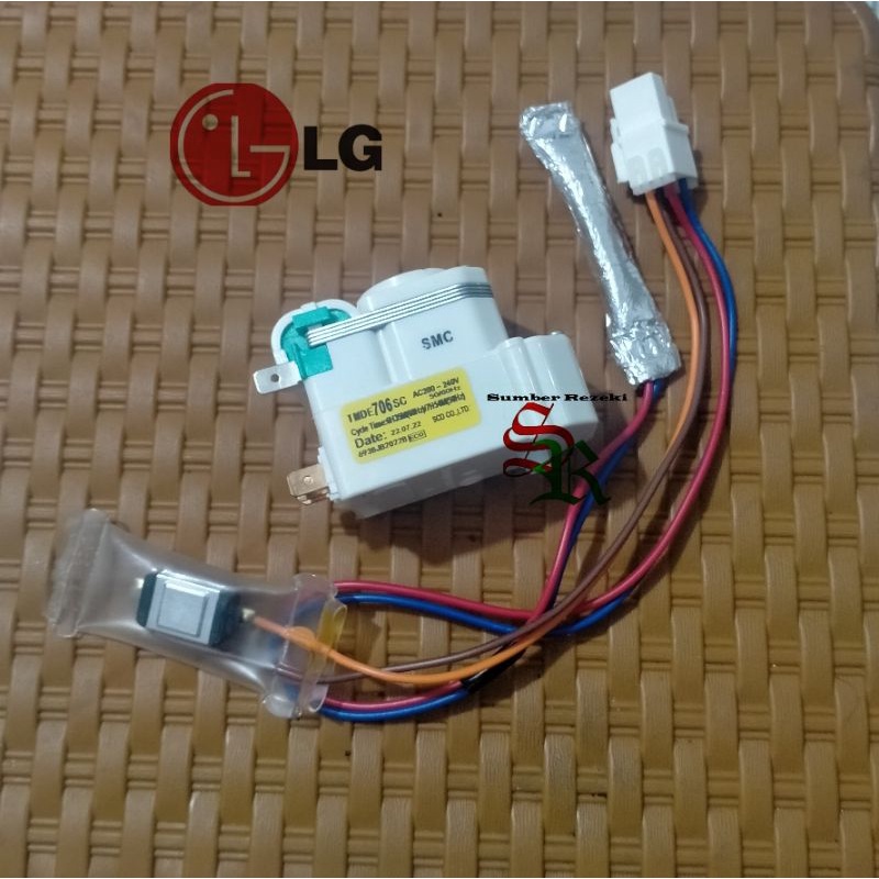 Jual Timer 706 SC + Defrost Bimetal Fuse Kulkas LG 2 Pintu Shopee