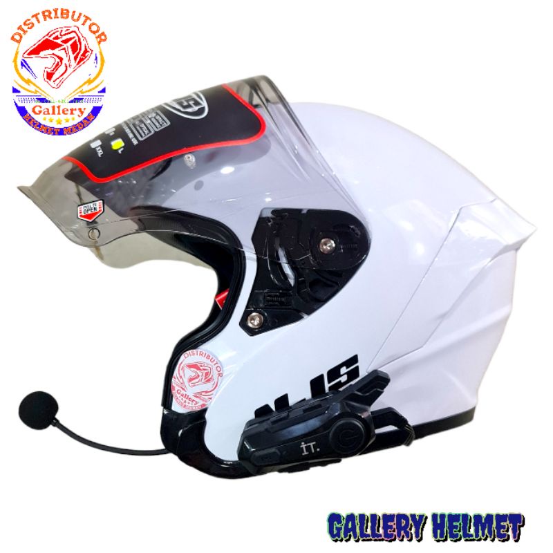 Jual HELM NJS KAIROZ + INTERCOM IT ( PAKET HELM + INTERCOM ) | Shopee ...