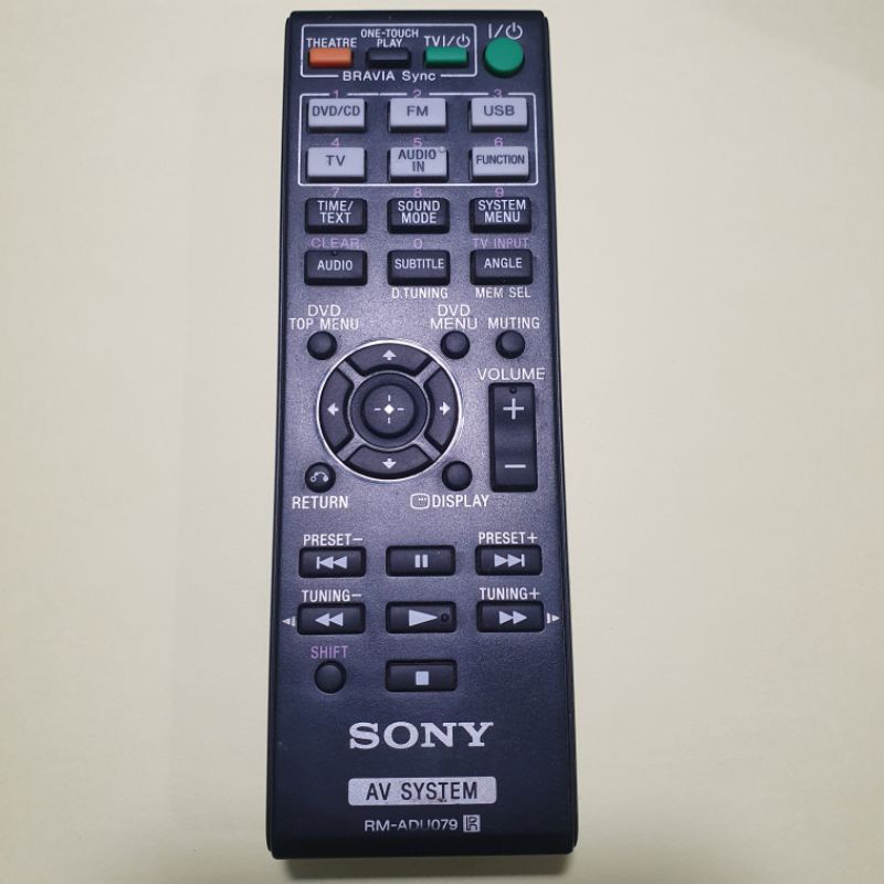VINABTY Telecomando Universale Di Ricambio RM-AAP043 Per SONY STRDH800, STR-DH800 E Altri – Sostituto Originale