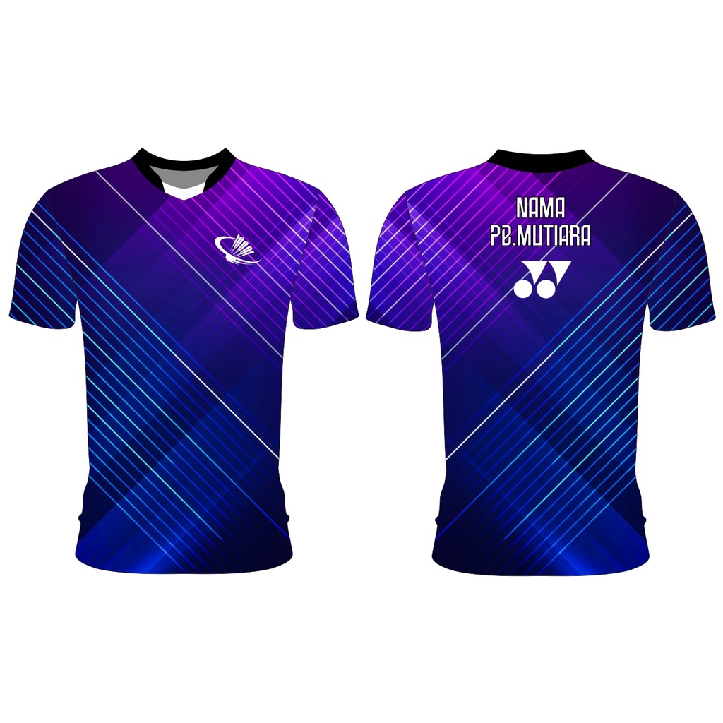 Jual COD Satuan Grosir Custom Jersey Badminton Kaos Badminton