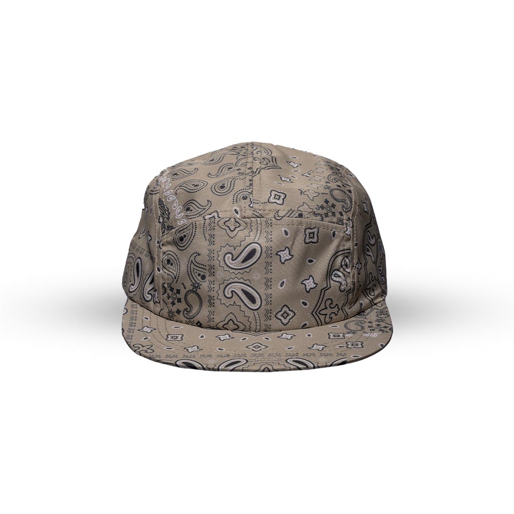 Jual Santai Topi Bandana Patchwork Full Print 5 Panel ( H-0003 ...