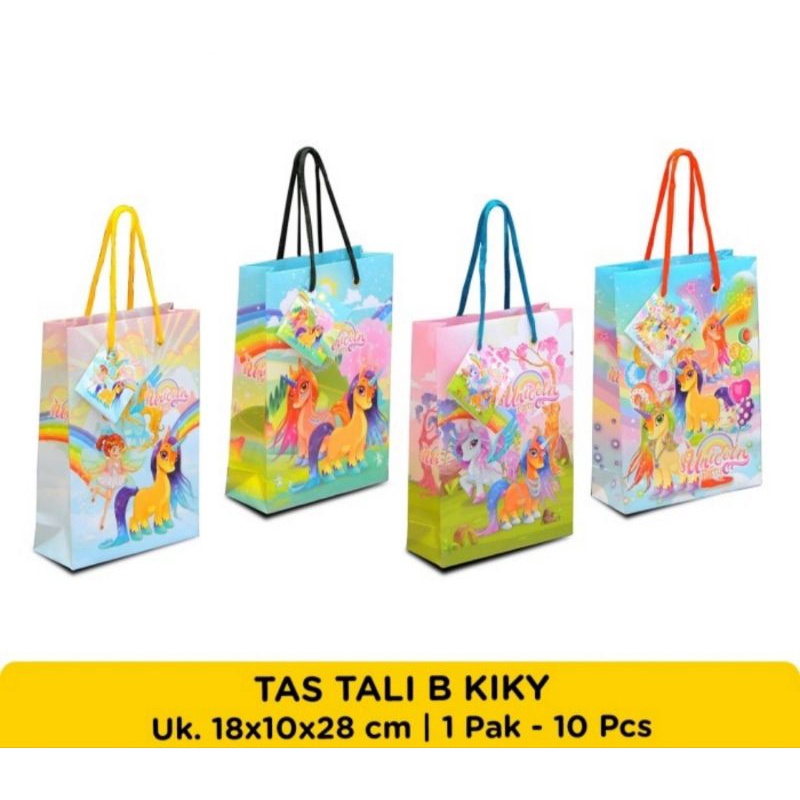 Jual Paper Bag Kiky Tas Tali B Sedang Goodie Bag | Shopee Indonesia