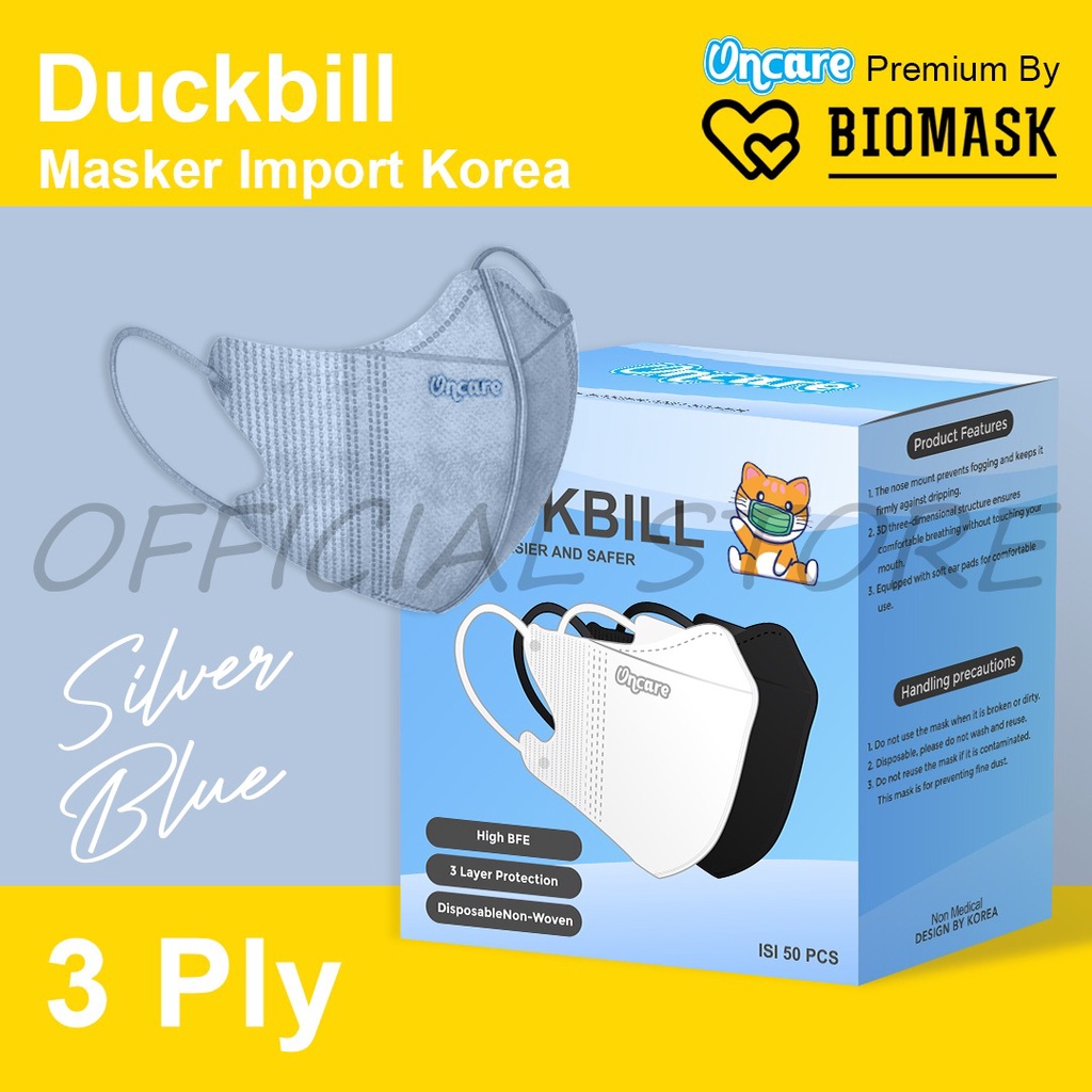 Jual BIOMASK x Oncare Duckbill 3 Ply 1 Box isi 50 Pcs (5Pax) Masker ...