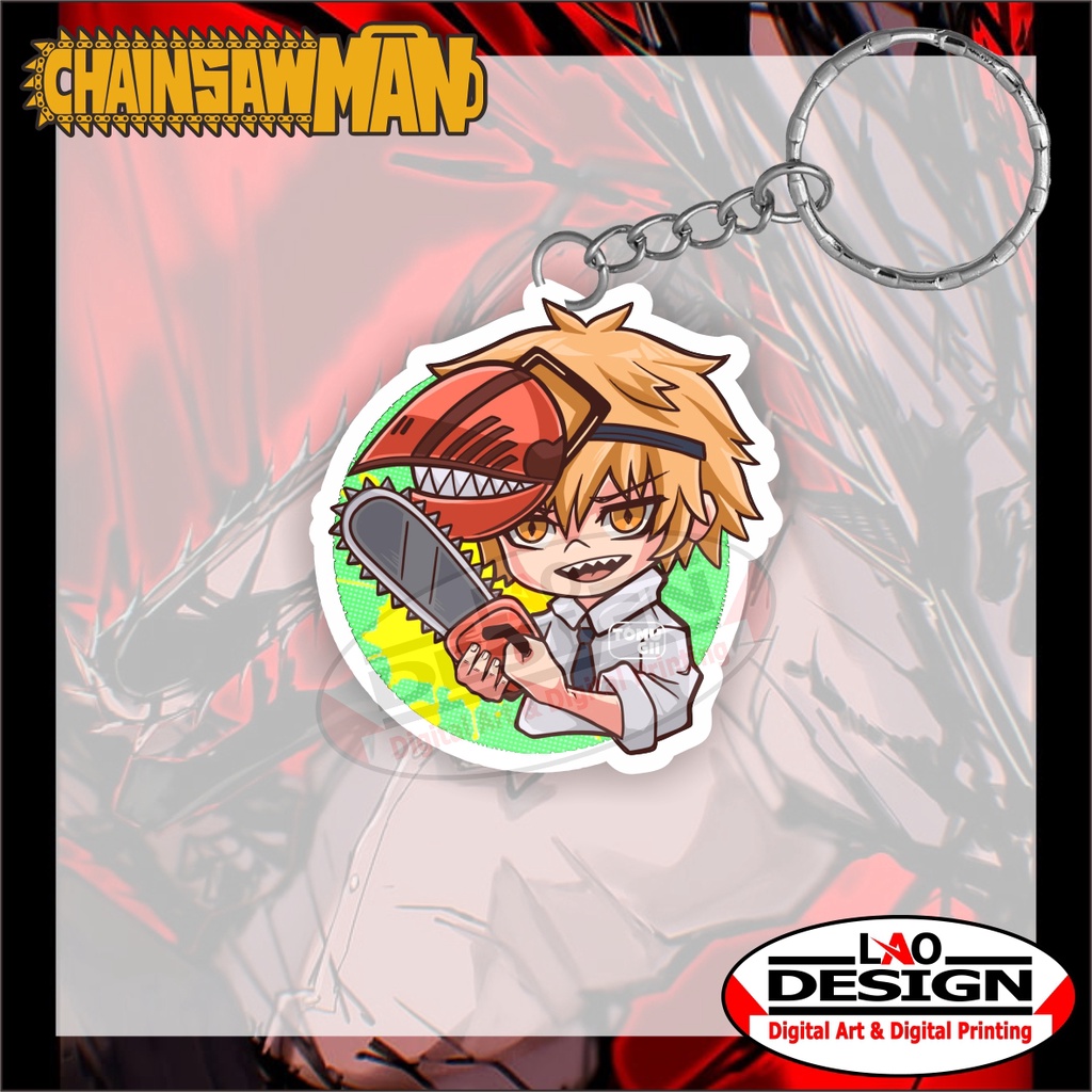 Jual Gantungan Kunci DENJI Chainsaw Man - Ganci Chainsaw Man - Anime ...