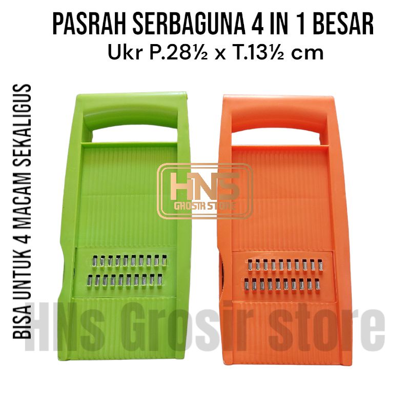 Jual Pasrah 4 in 1 besar parutan serbaguna plastik | Shopee Indonesia