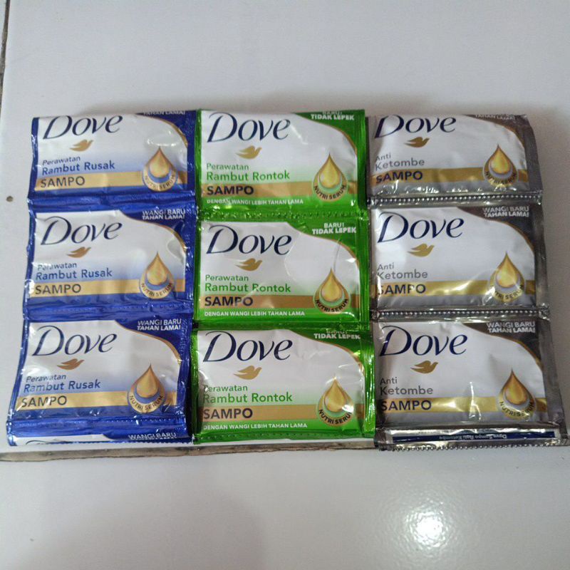 Jual Shampo Dove 3 variant (12 sachet) | Shopee Indonesia