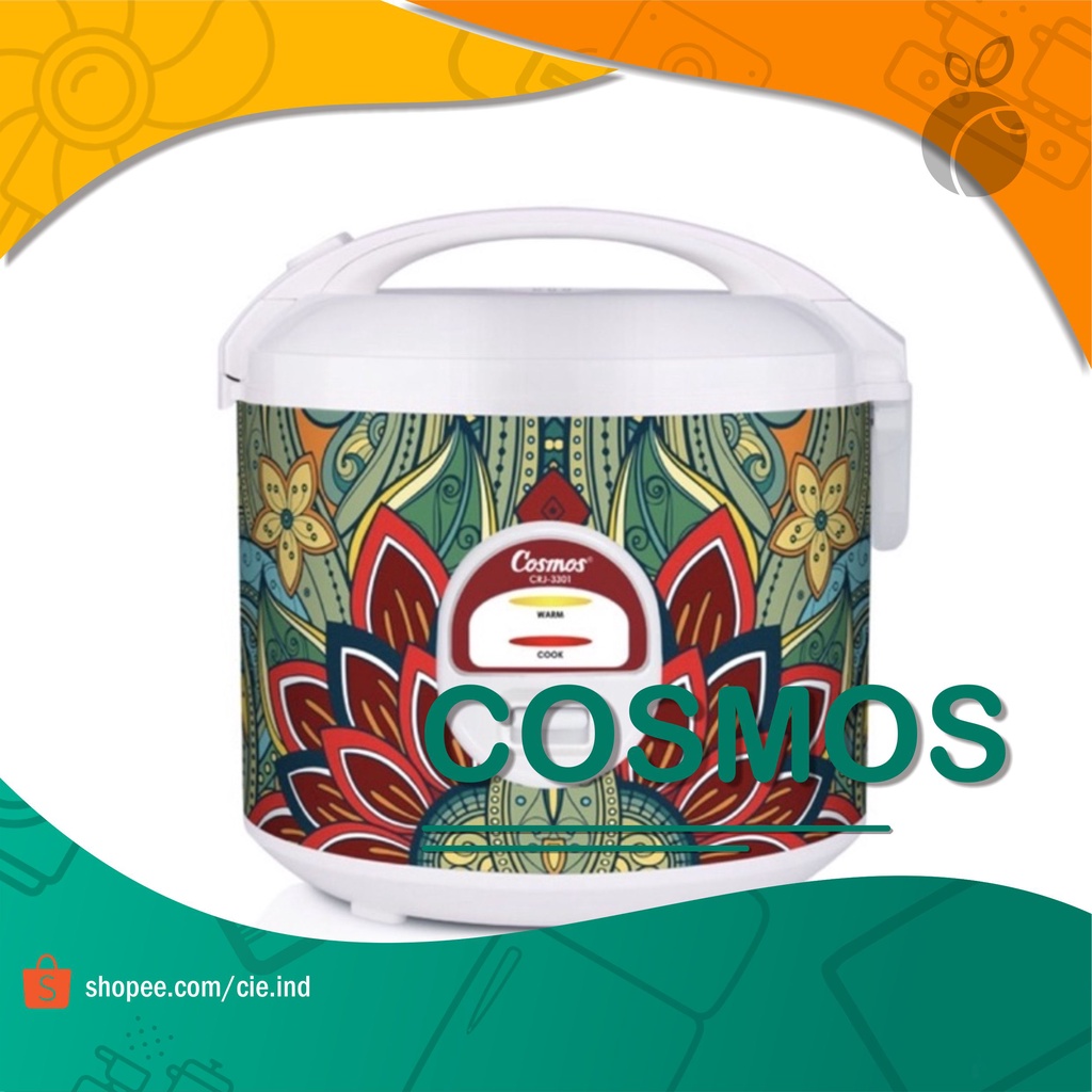Jual Rice Cooker / Penanak Nasi Cosmos anti gores ukuran 1.8 Liter 3 in