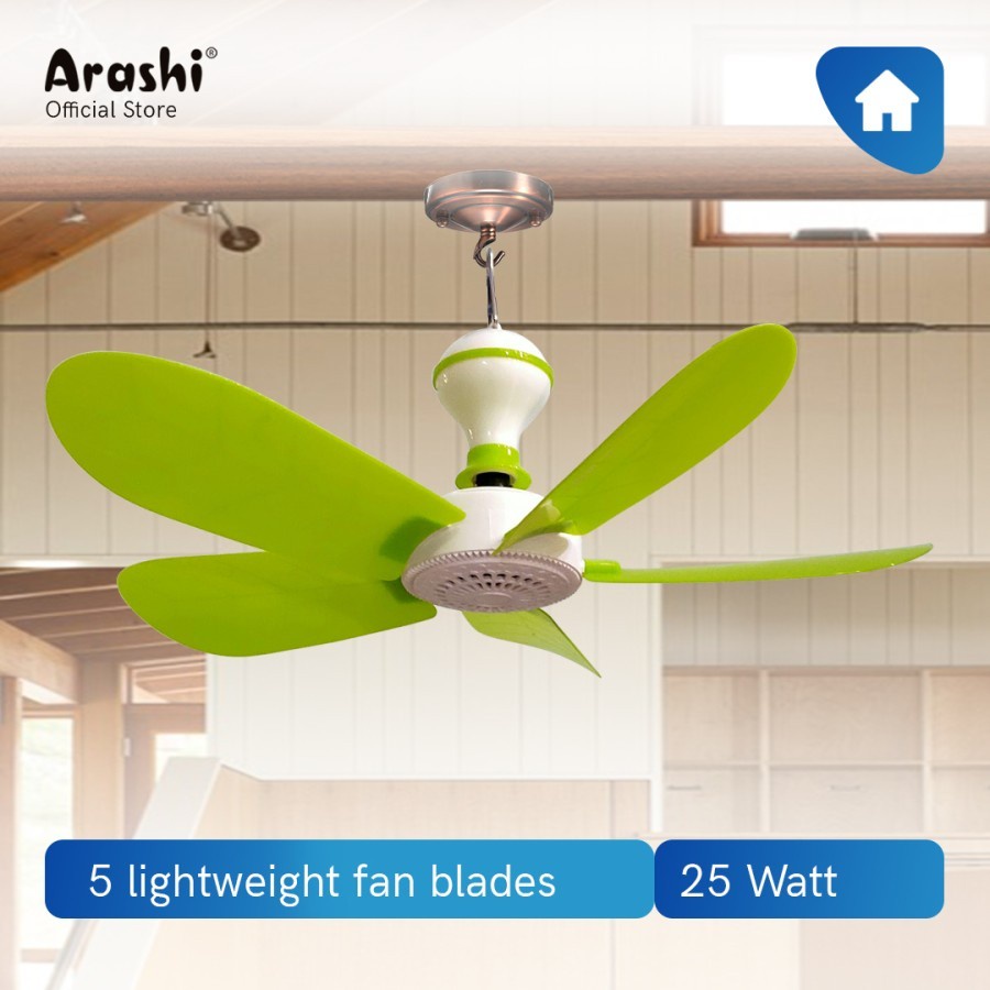 Jual ARASHI Helifan AR228 Kipas Angin Heli Fan Ceiling Baling Baling