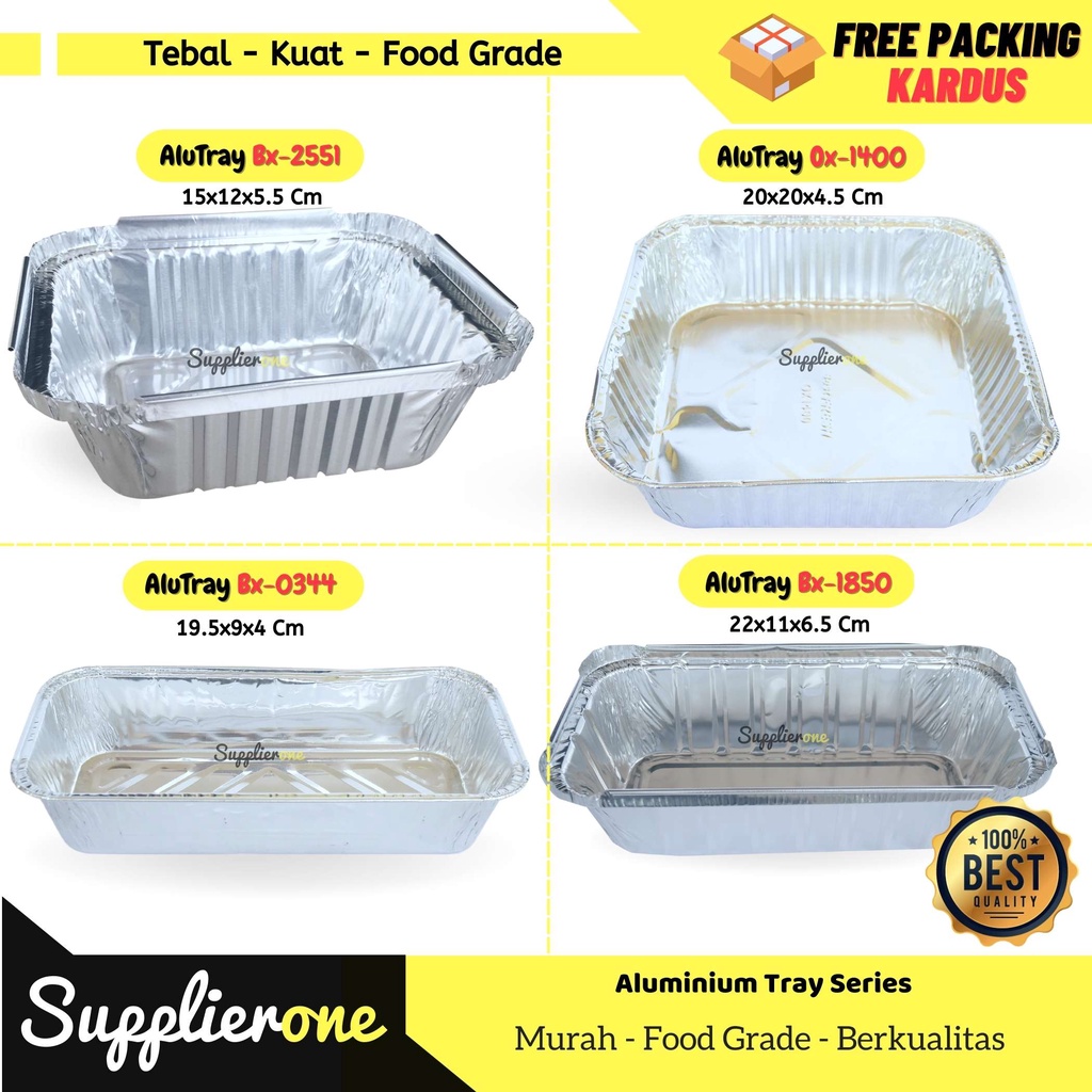 Jual Alumunium Foil Tray / Aluminium Foil / Aluminium Tray / Alumunium ...