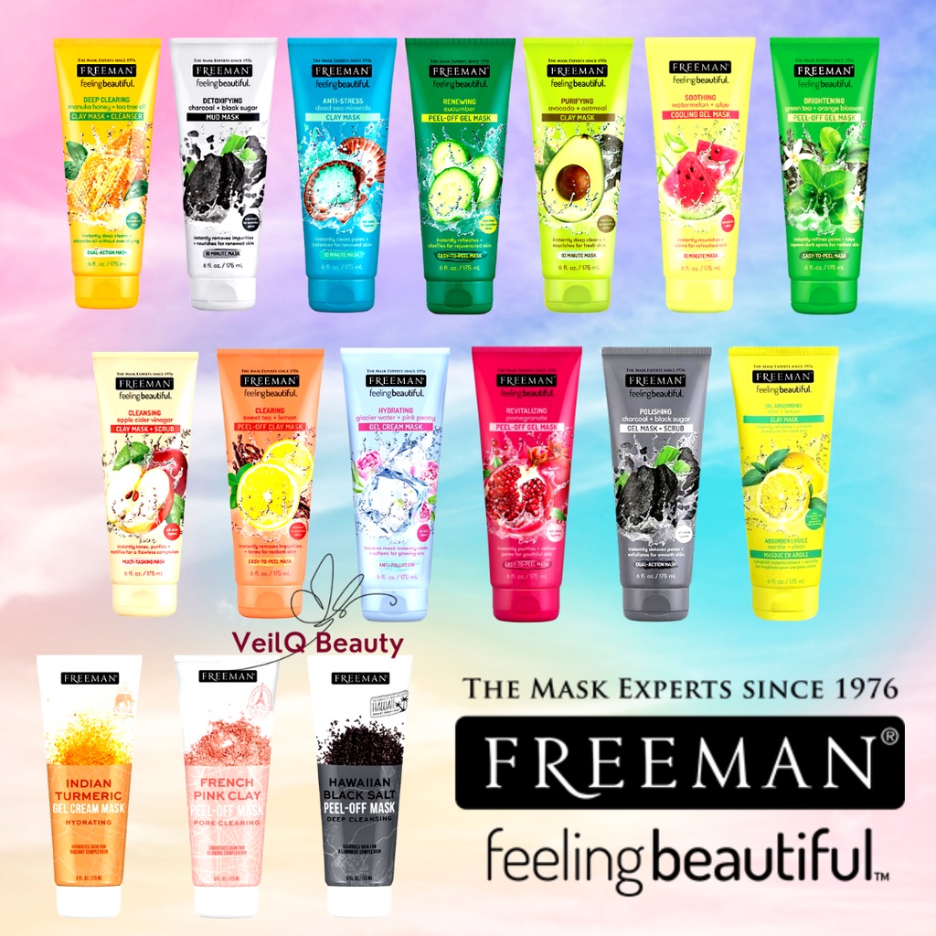 Jual Freeman Feeling Beautiful Mask 175mL | Gel Mud Cream Scrub Peel ...