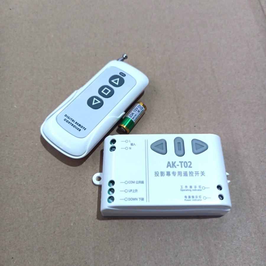 Jual modul remot wireless 220V AK-T02 remote AC controller motor ...