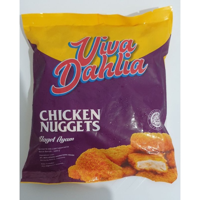 Jual Viva Dahlia Chicken Nugget 500 Gram Shopee Indonesia